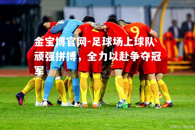 足球场上球队顽强拼搏，全力以赴争夺冠军