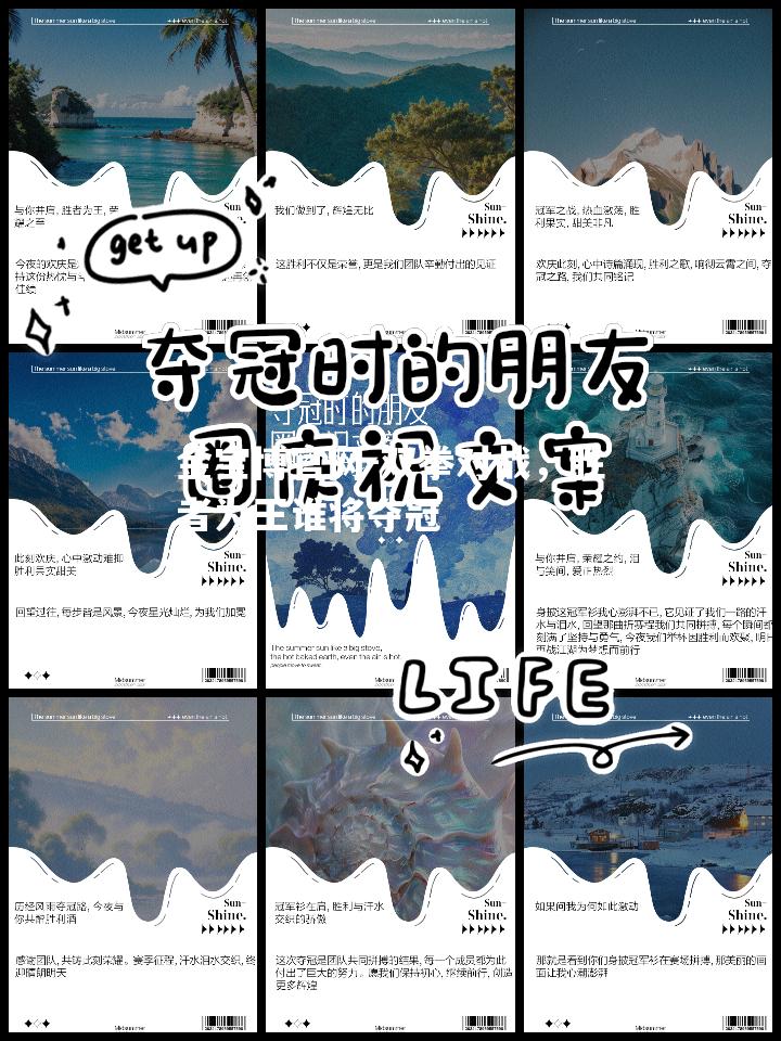 双拳对战，胜者为王谁将夺冠