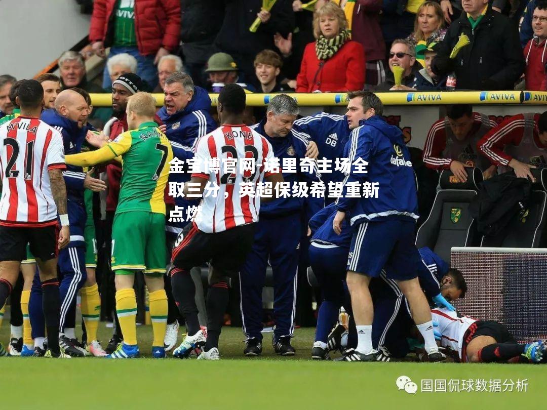 诺里奇主场全取三分，英超保级希望重新点燃